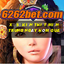 xổ số kiến thiết miền trung ngày hôm qua