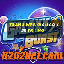 Trang web giàu có 188 thưởng