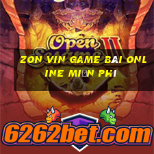 Zon Vin Game Bài Online Miễn Phí