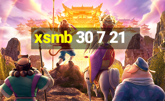 xsmb 30 7 21