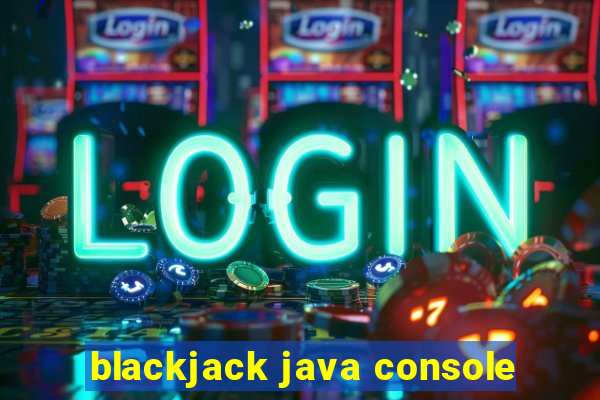 blackjack java console