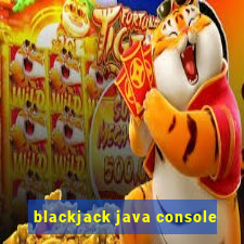 blackjack java console