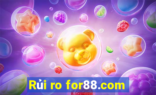 Rủi ro for88.com