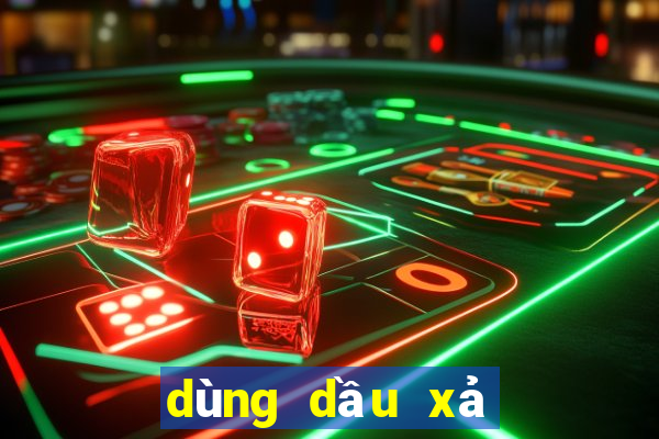 dùng dầu xả bị bết tóc