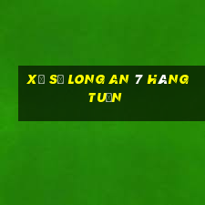 xổ số long an 7 hàng tuần