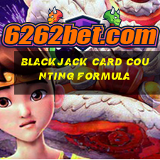 blackjack card counting formula