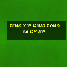 bảng xếp hạng bóng đá hy lạp