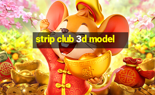 strip club 3d model