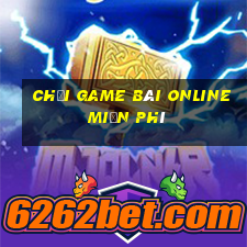 chơi game bài online miễn phí