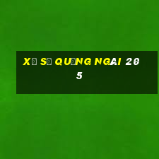 xổ số quảng ngãi 20 5