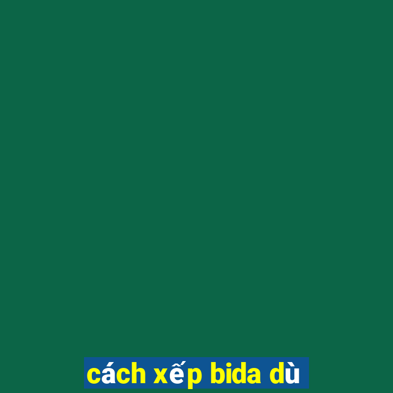 cách xếp bida dù