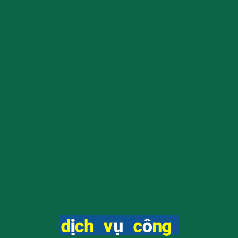 dịch vụ công hậu giang