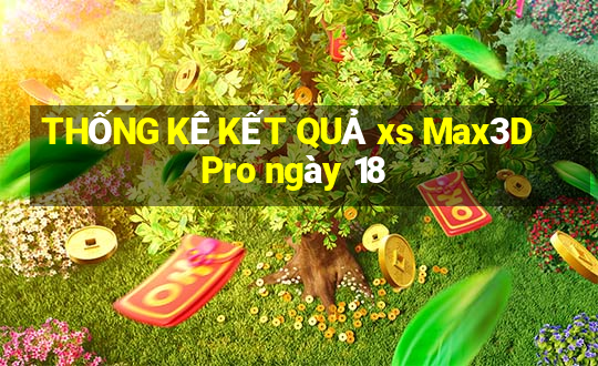 THỐNG KÊ KẾT QUẢ xs Max3D Pro ngày 18