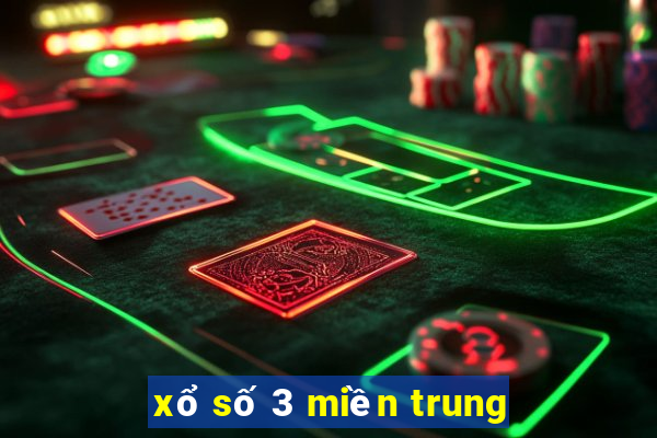 xổ số 3 miền trung