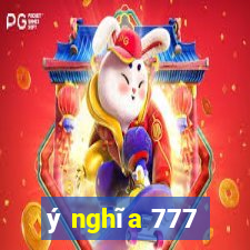 ý nghĩa 777