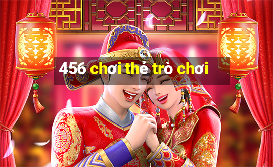 456 chơi thẻ trò chơi