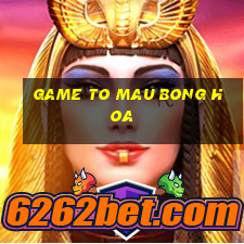 game to mau bong hoa