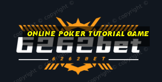 online poker tutorial game