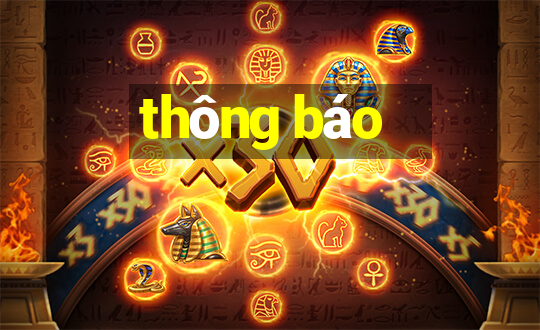 thông báo