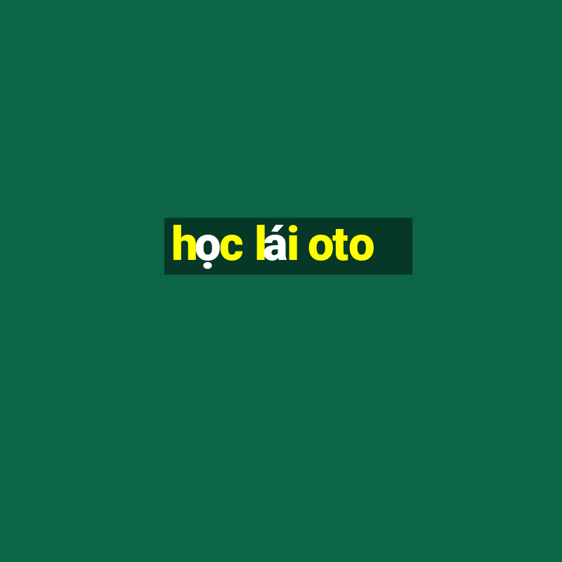 học lái oto