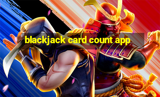 blackjack card count app