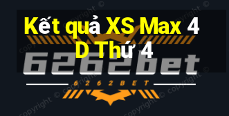 Kết quả XS Max 4D Thứ 4