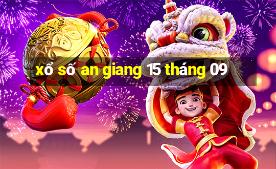 xổ số an giang 15 tháng 09