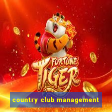 country club management