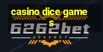 casino dice games