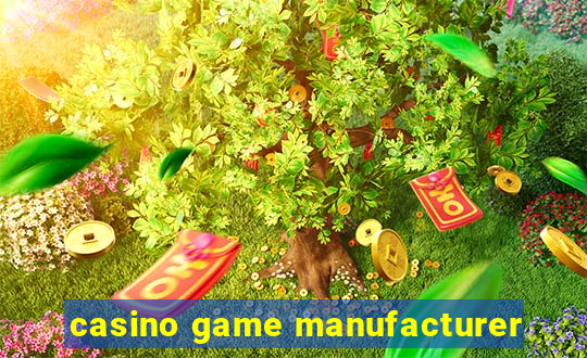 casino game manufacturer