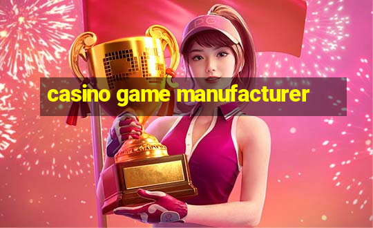 casino game manufacturer