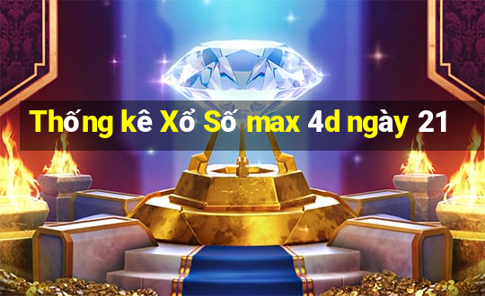 Thống kê Xổ Số max 4d ngày 21