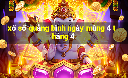 xổ số quảng bình ngày mùng 4 tháng 4