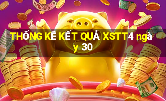 THỐNG KÊ KẾT QUẢ XSTT4 ngày 30