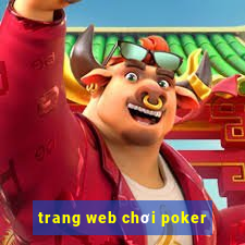 trang web chơi poker