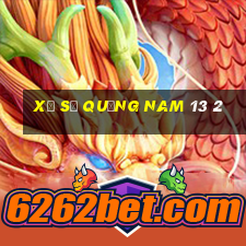 xổ số quảng nam 13 2