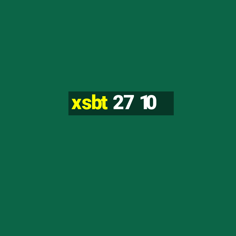 xsbt 27 10