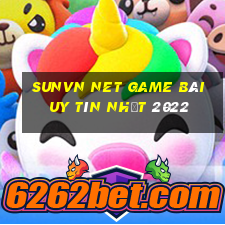 Sunvn Net Game Bài Uy Tín Nhất 2022