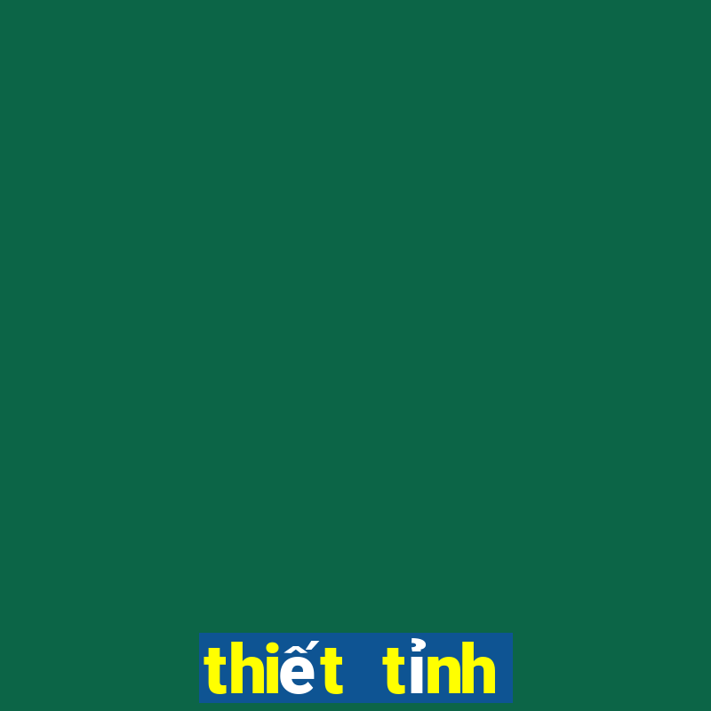 thiết tỉnh miền nam