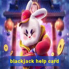 blackjack help card