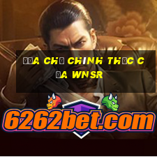 Địa chỉ chính thức của wnsr