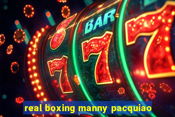 real boxing manny pacquiao