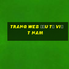 Trang web đầu tư Việt nam