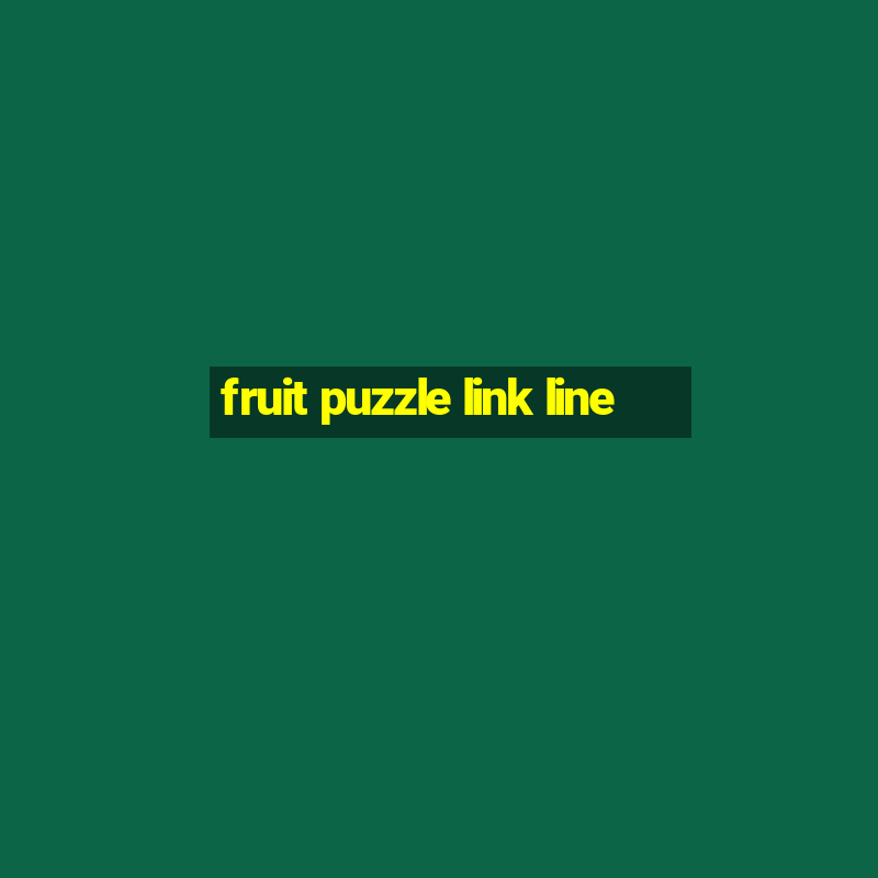 fruit puzzle link line