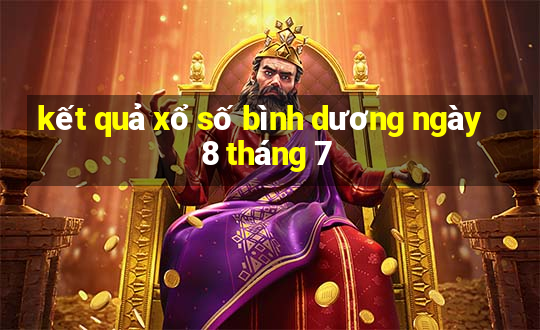 kết quả xổ số bình dương ngày 8 tháng 7