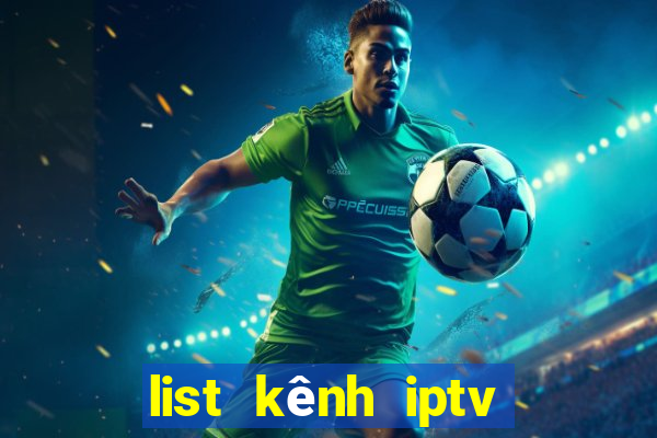 list kênh iptv mới nhất 2022