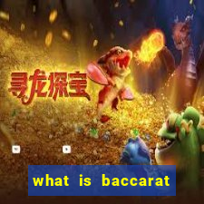 what is baccarat casino game