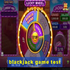 blackjack game test