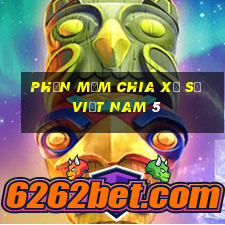 Phần mềm chia xổ số Việt nam 5