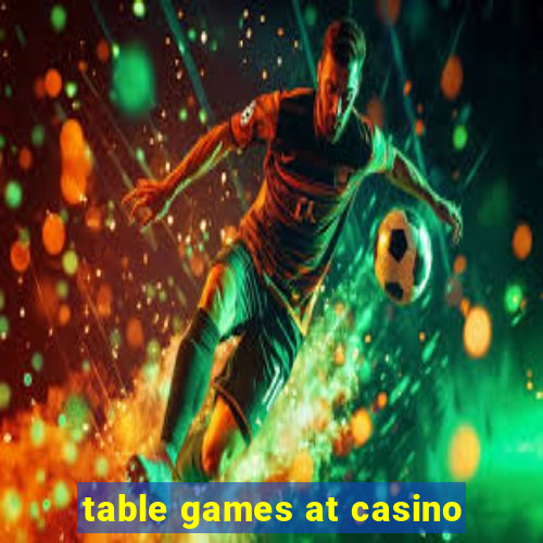 table games at casino